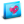 Folder Broken Heart Blue Icon 24x24 png
